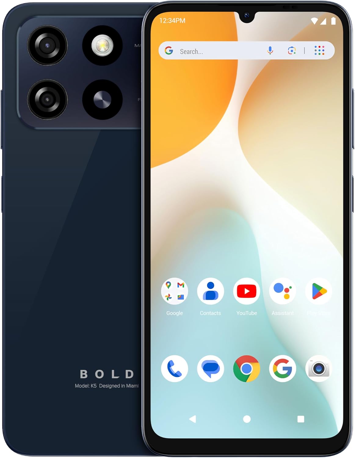 Blu Bold K5 4g 64 Gb Azul (4+4) Gb Ram Nacional $1,819