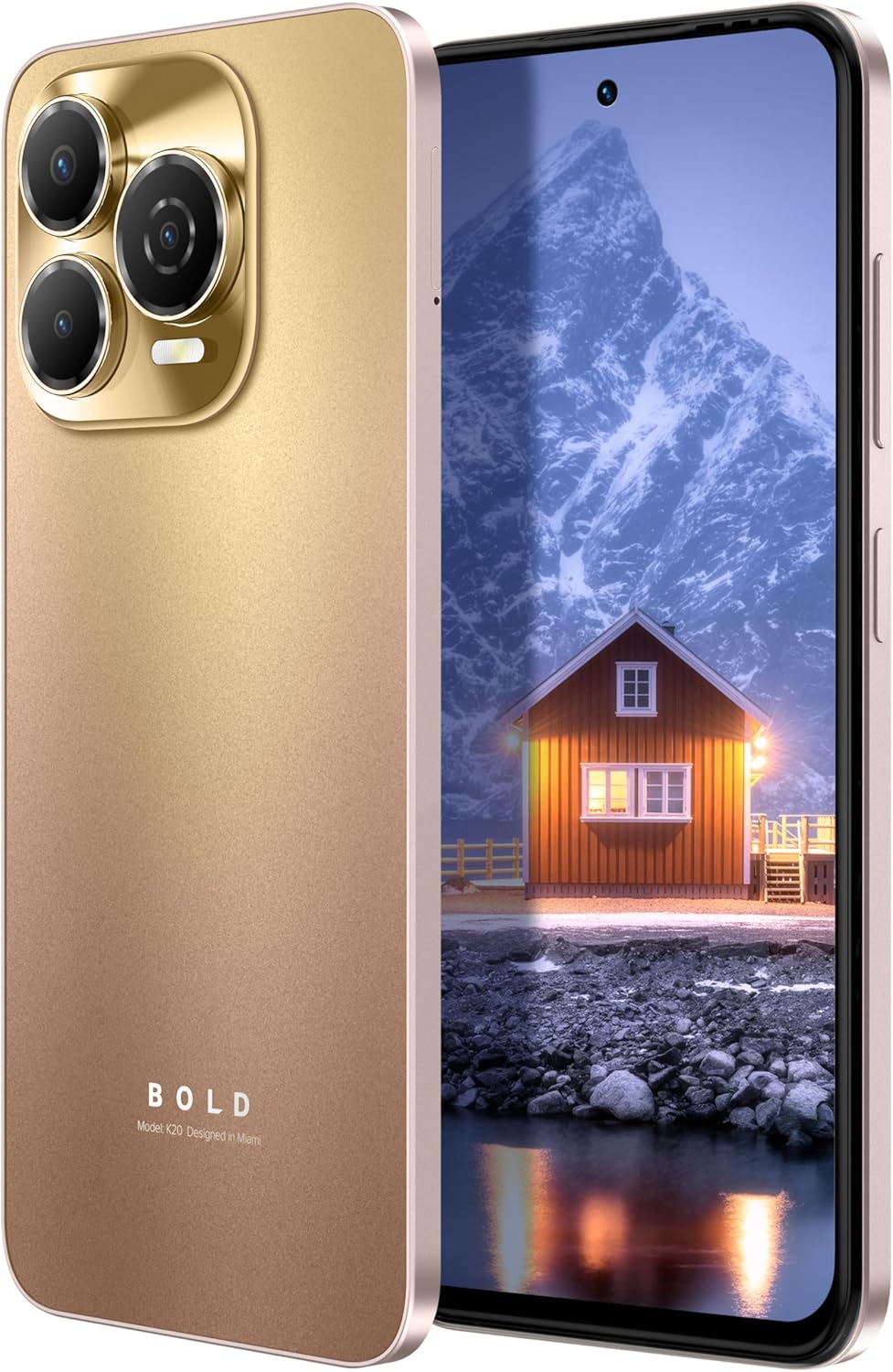 Foto 3 pulgar | Celular Blu Bold K20 256 Gb Dorado