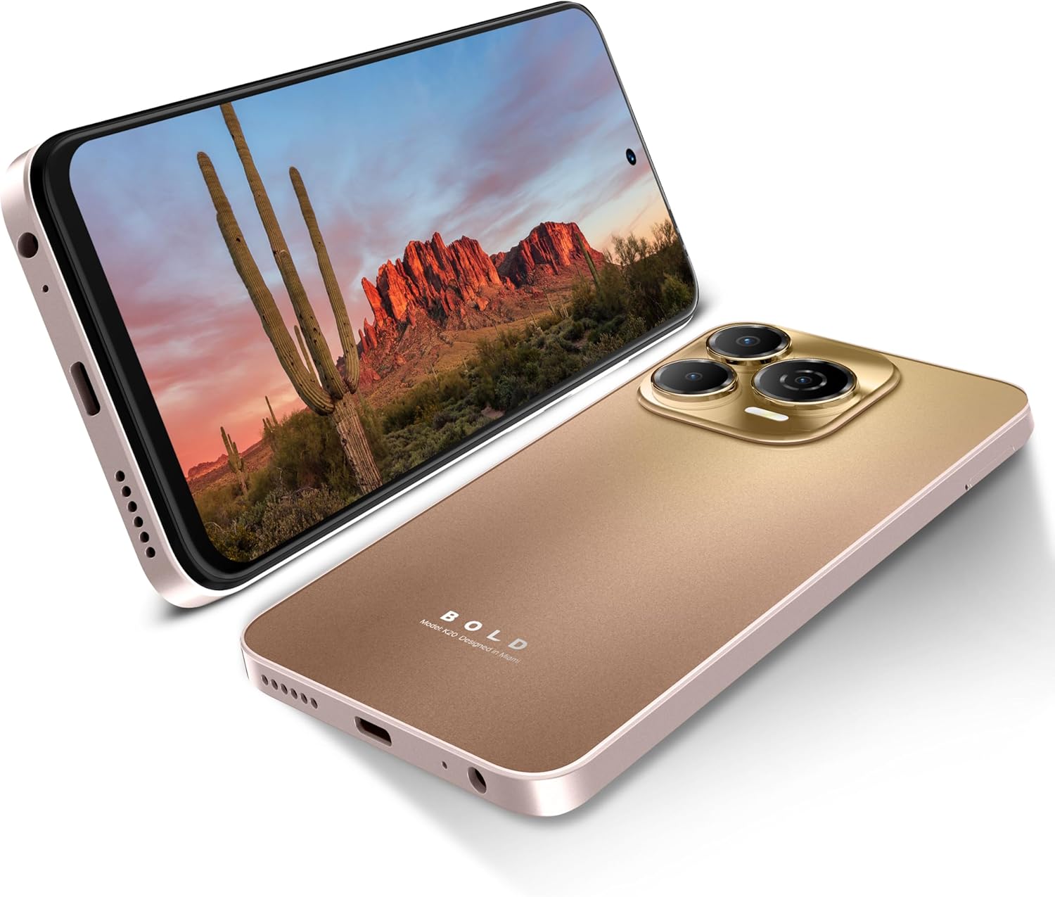 Foto 4 pulgar | Celular Blu Bold K20 256 Gb Dorado