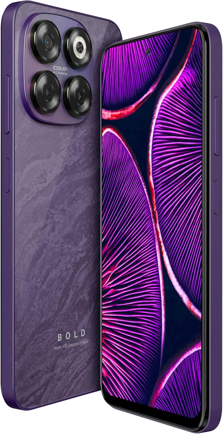 Foto 3 pulgar | Celular  Blu Bold K30 256 GB Violeta