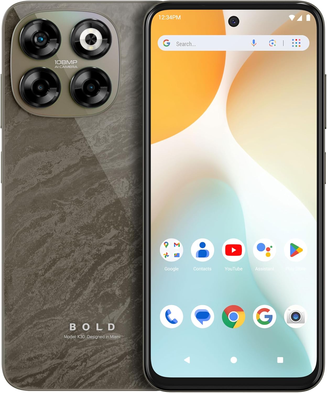 Foto 2 pulgar | Celular Blu Bold K30 256 GB Gris