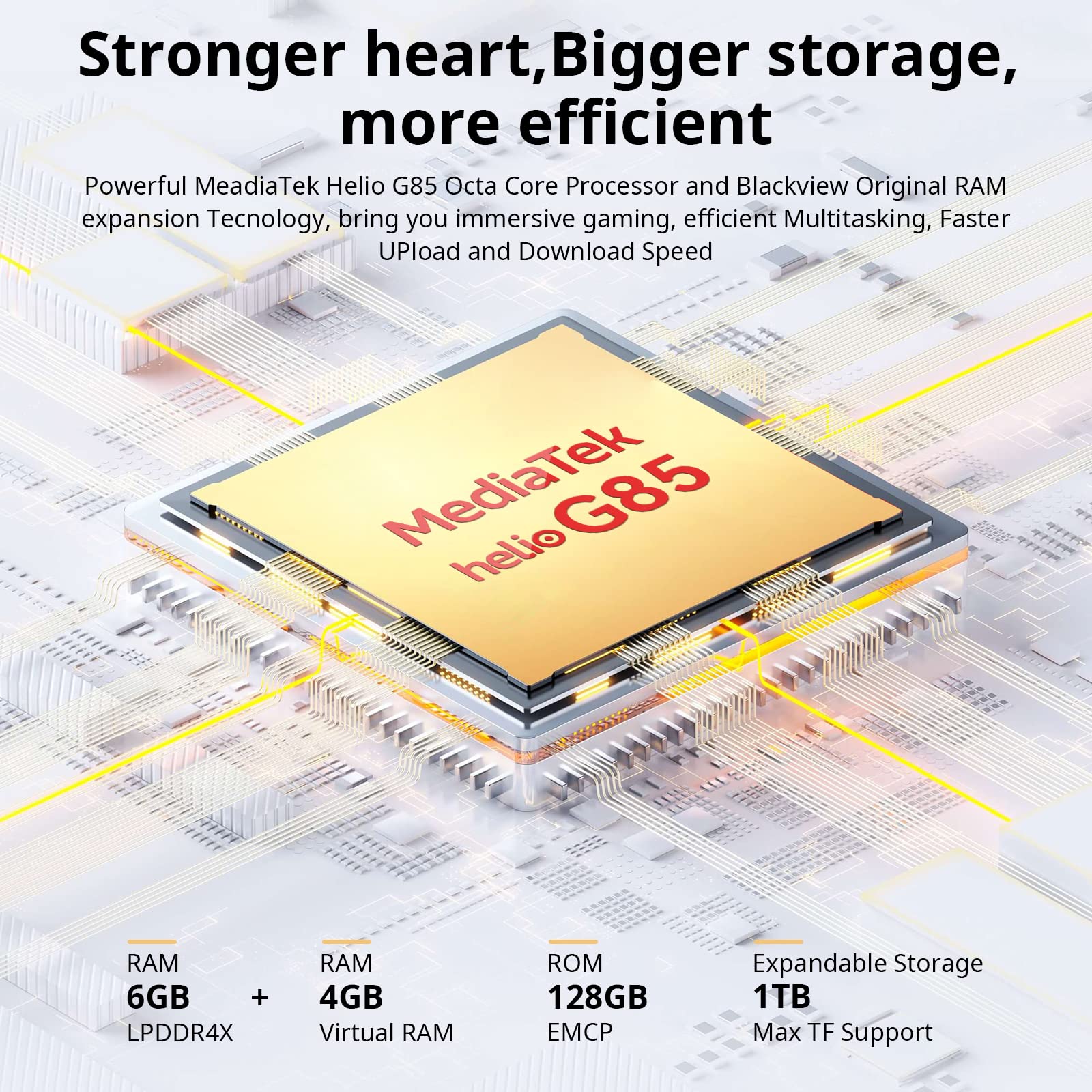 Foto 3 | Blackview Bv7100 Desbloqueado 10 Gb + 128 Gb Android 12 - Venta Internacional