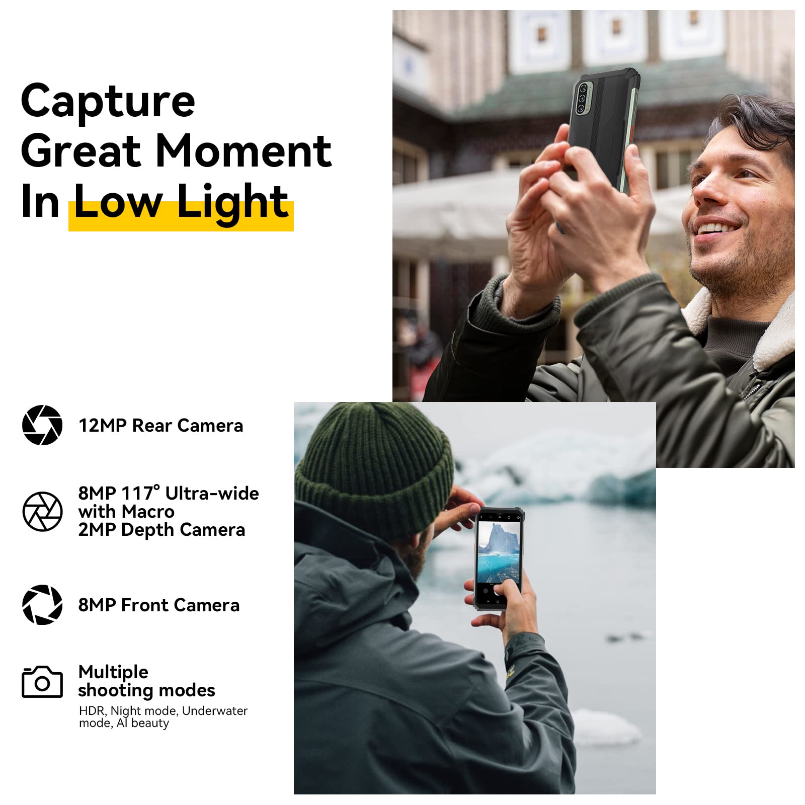 Foto 8 pulgar | Blackview Bv7100 Desbloqueado 10 Gb + 128 Gb Android 12 - Venta Internacional