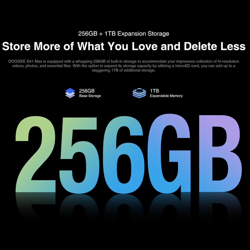 Foto 4 pulgar | Smartphone Doogee S41 Max 4g Con Cámara Desbloqueada De 16 Gb+256 Gb Y 13 Mp - Venta Internacional.