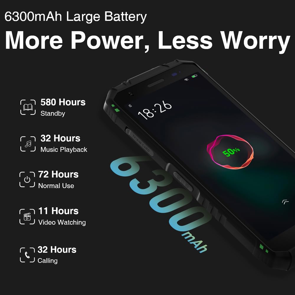 Foto 8 pulgar | Smartphone Doogee S41 Max 4g Con Cámara Desbloqueada De 16 Gb+256 Gb Y 13 Mp - Venta Internacional.