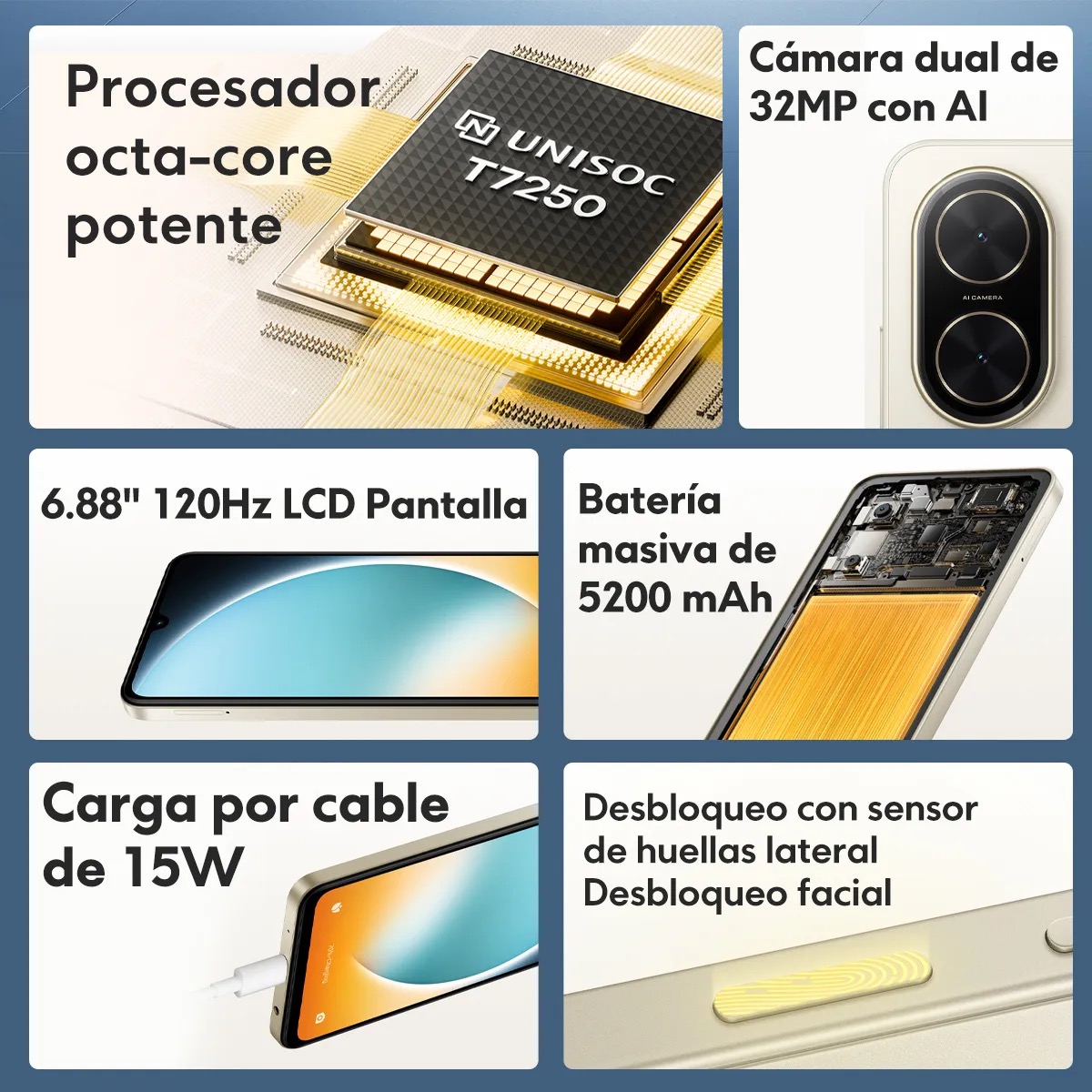 Foto 2 | Celular Poco C71 3+64gb Negro