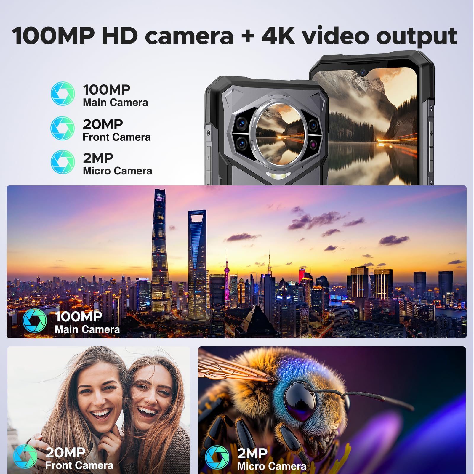Foto 6 pulgar | Smartphone Doogee S200 Robusto 5g 32gb+256gb 10100mah 33w - Venta Internacional.