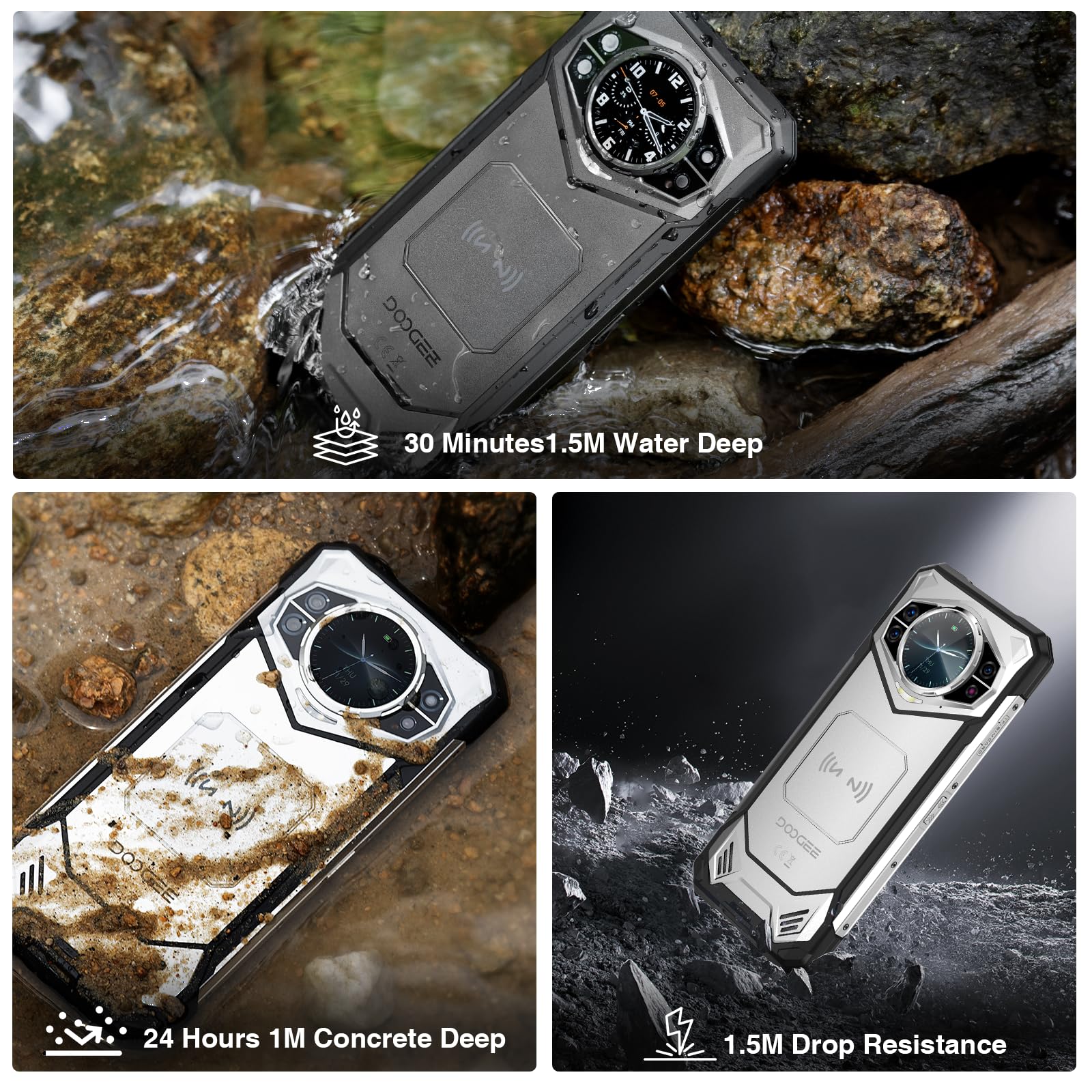 Foto 7 pulgar | Smartphone Doogee S200 Robusto 5g 32gb+256gb 10100mah 33w - Venta Internacional.