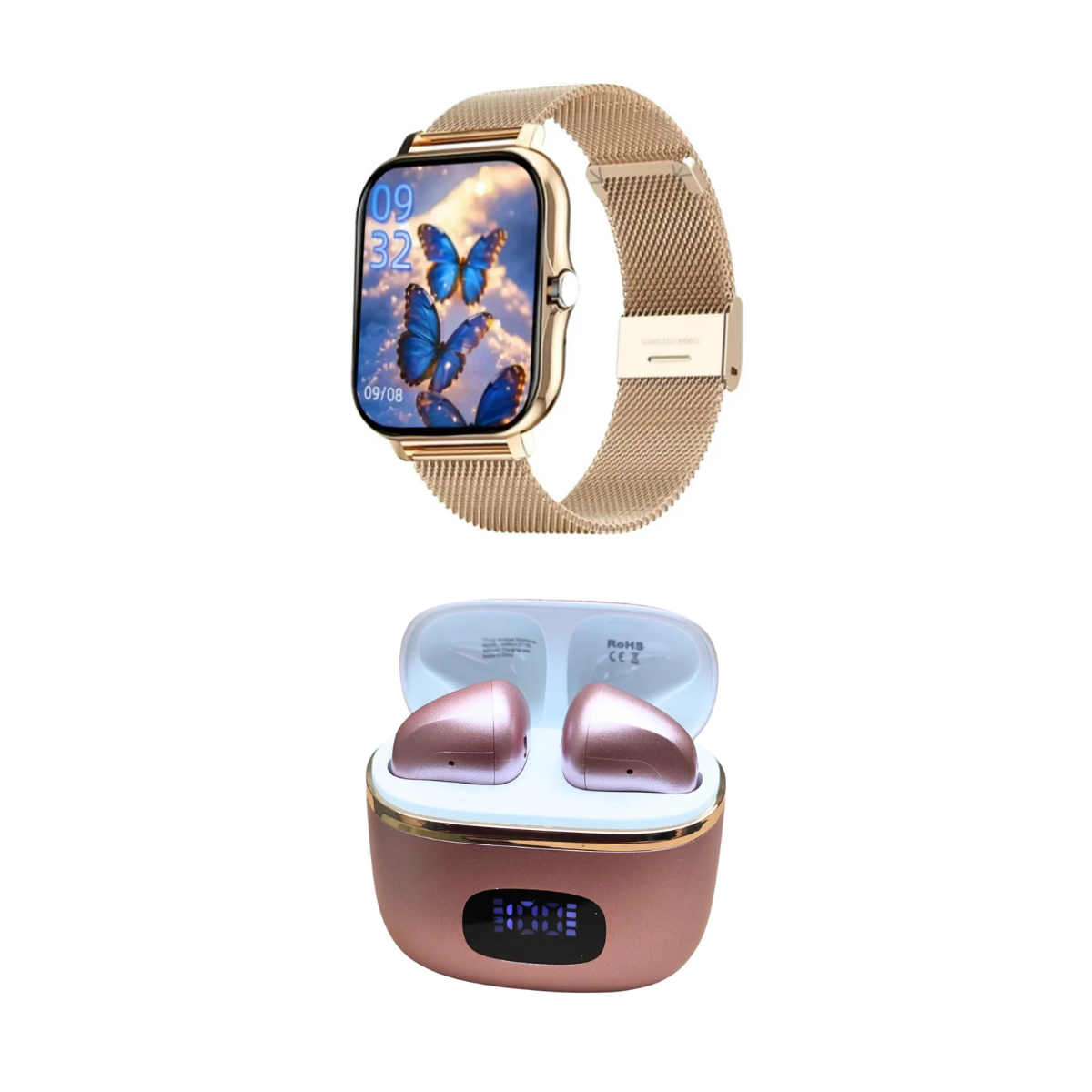 Foto 5 pulgar | Celular Xiaomi Poco C71 128 GB Dorado + Smartwatch-Y13 + Audífonos Sabala ST-761