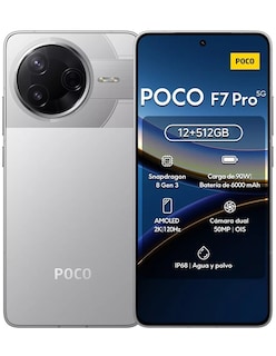 Foto 1 | Celular Xiaomi Desbloqueado Poco F7 Pro 5g 512gb 12gb Ram Plata