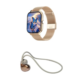 Foto 4 | Bundle Xiaomi Poco C71 128gb Rom Xiaomi Dorado Incluye Smartwatch-y13 + Audífonos G-tide Ac01