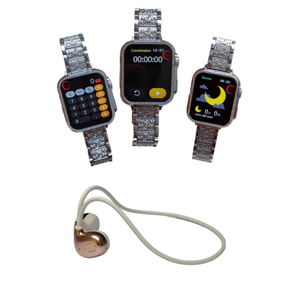 Foto 7 pulgar | Celular Xiaomi Poco C71 128 GB Dorado + Smartwatch Bossney BS K2310 + Audífonos G-Tide AC01