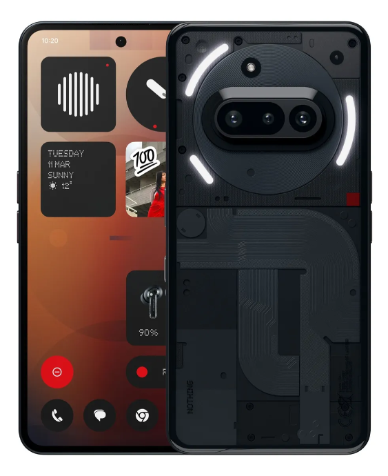 Foto 2 pulgar | Smartphone Nothing Phone (3a) 8 Gb Ram 128 Gb Rom Negro
