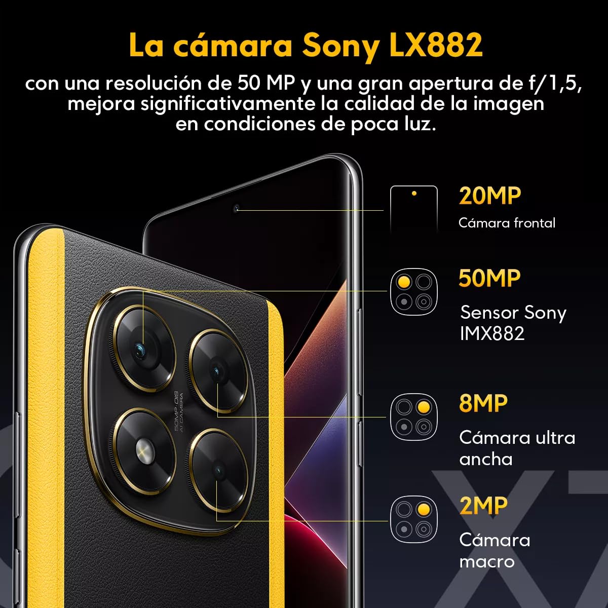 Foto 7 pulgar | Teléfono Inteligente Xiaomi Poco X7 5g + 4g Lte 512 Gb + 12 Gb Ram - Venta Internacional.