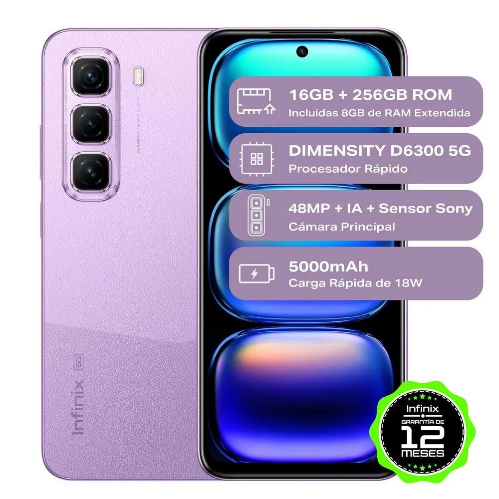 Foto 3 pulgar | Infinix Note 50x 5g (8+8) Gb 256 Gb 5g Purpura