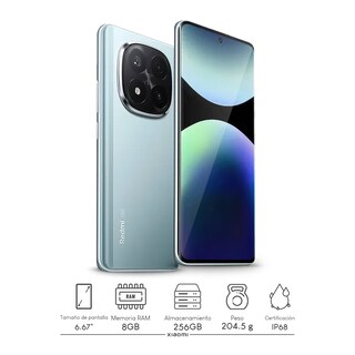 Foto 2 | Celular Xiaomi Redmi Note 14 Pro Plus 5g Snapdragon 7s-gen3 8c 12gb 512gb 6.67'' Azul