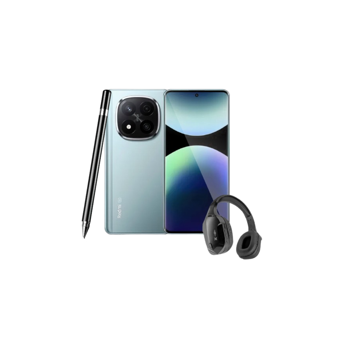 Foto 2 pulgar | Celular Xiaomi Redmi Note 14 Pro Plus 5g Snapdragon 7s-gen3 8c 12gb 512gb 6.67'' Azul +  Audifonos Bluetooth Y Lápi