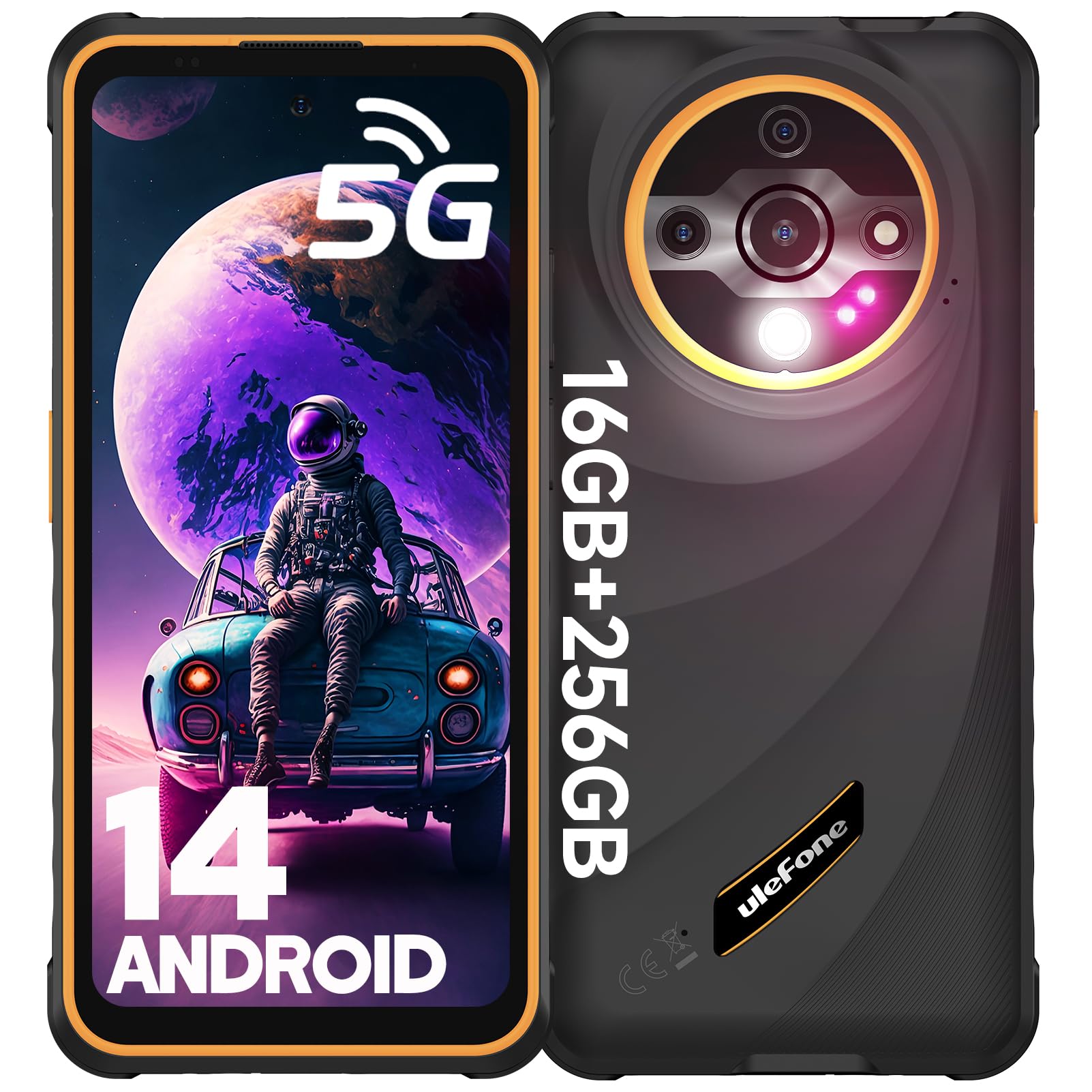 Foto 2 pulgar | Smartphone Ulefone Armor X31 Pro 5g 16 Gb+256 Gb/2 Tb Sd Naranja - Venta Internacional.