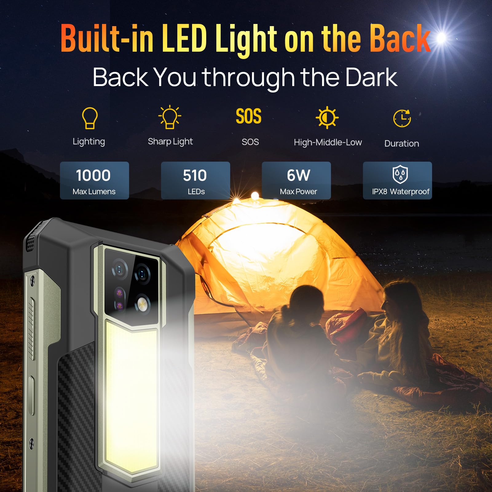 Foto 2 | Smartphone Ulefone Armor 24 Gb/256 Gb 64mp+64mp Android 14 - Venta Internacional.