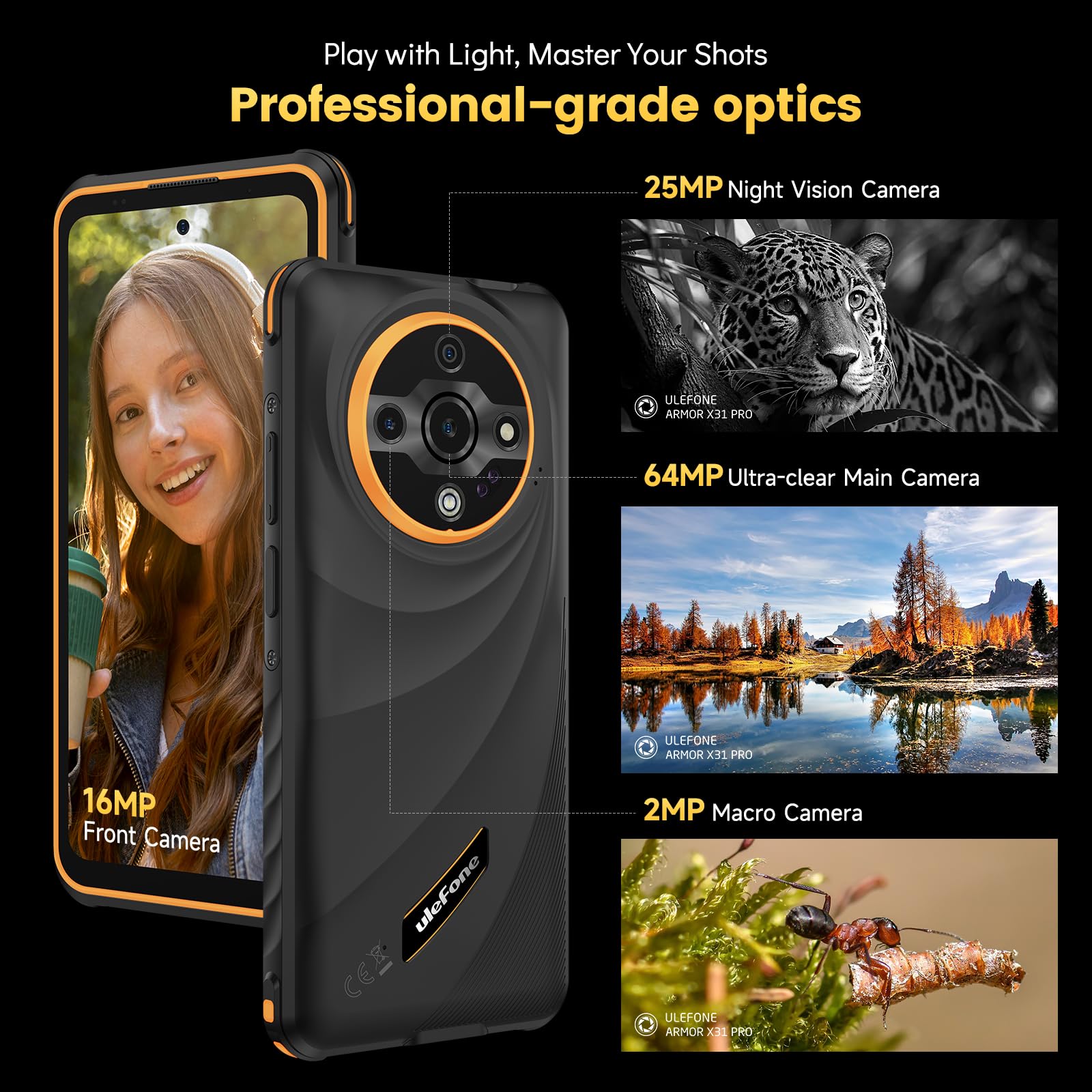Foto 6 pulgar | Smartphone Ulefone Armor X31 Pro 5g Robusto De 16 Gb+256 Gb Android 14 - Venta Internacional.