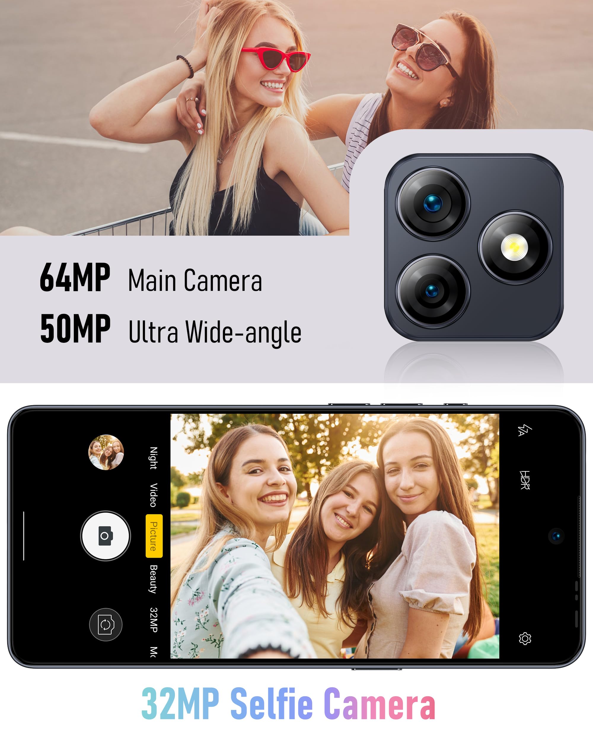 Foto 3 pulgar | Smartphone Ulefone Note 18 Pro 12 Gb De Ram 256 Gb De Rom Blanco - Venta Internacional.