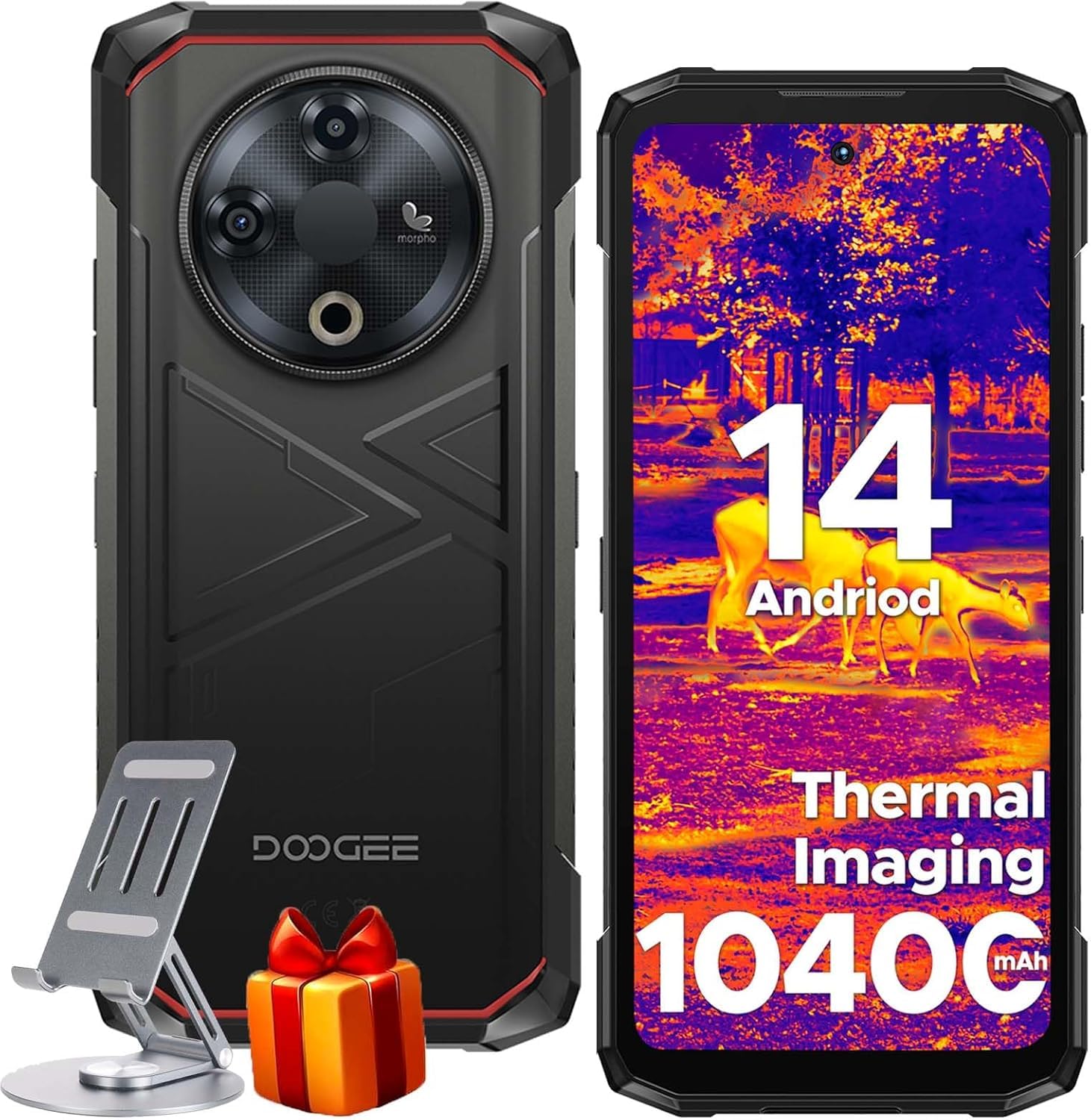 Foto 1 | Smartphone Robusto Doogee Fire 6 Con Cámara Térmica De 16 Gb+256 Gb - Venta Internacional.
