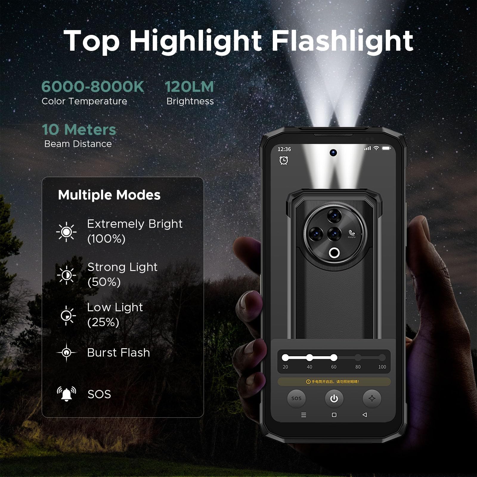 Foto 5 pulgar | Smartphone Robusto Doogee Fire 6 Power (2025) 256 Gb/2 Tb 50 Mp - Venta Internacional.
