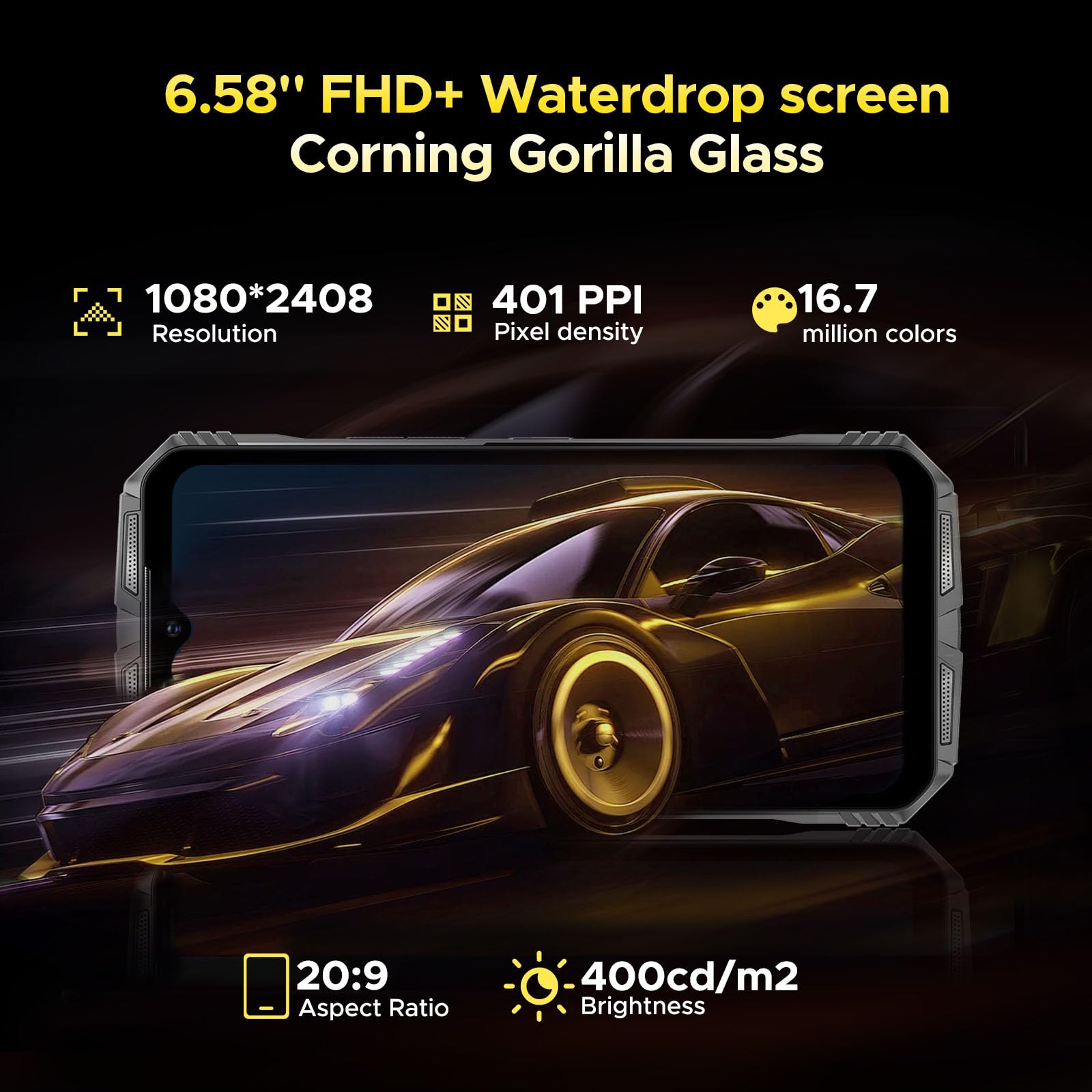 Foto 3 | Smartphone Doogee S Punk Android 14 16 Gb+256 Gb/1 Tb 10800 Mah - Venta Internacional.