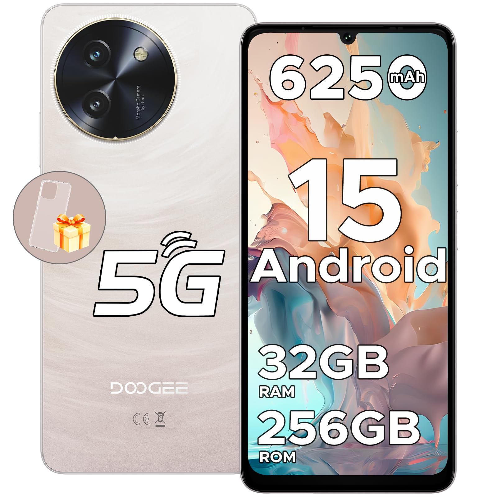 Foto 2 pulgar | Teléfono Móvil Doogee Note 59 Pro 5g 15 32gb+256gb/tf 2tb Android - Venta Internacional.