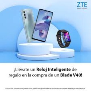 Foto 3 | Celular Zte V40 Azul y Smartwatch 4gb Ram 128gb Desbloqueado