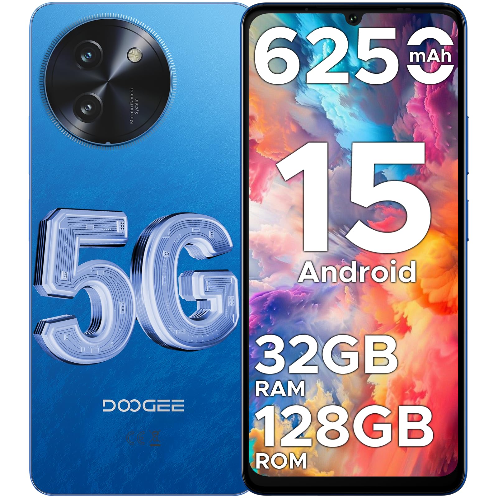 Smartphone Doogee Note 59 5g 6.75 Pulgadas 32 Gb+128 Gb Android 15 - Venta Internacional. $5,149