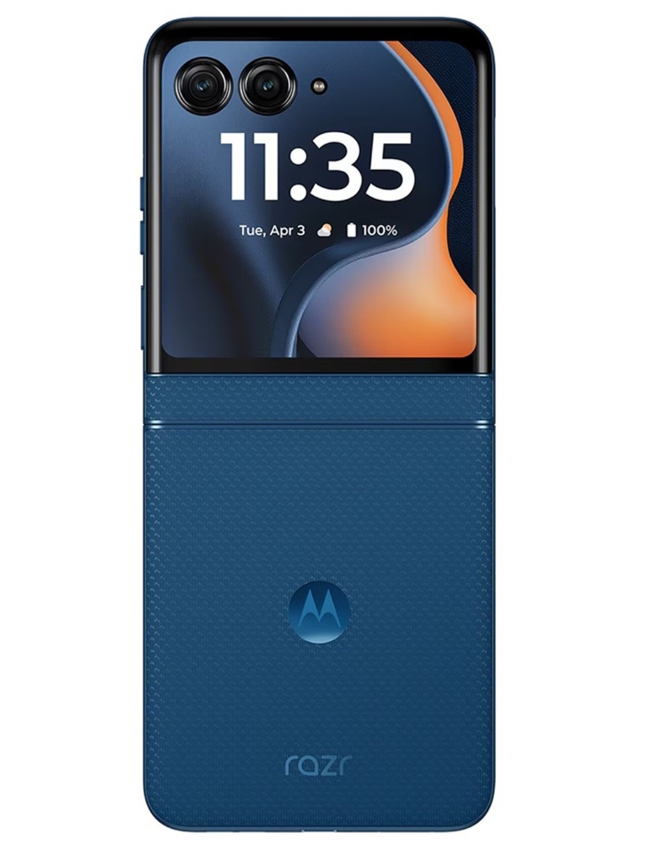 Foto 2 | Celular Motorola Desbloqueado Moto Razr 60 5g 256gb 8gb Ram Azul