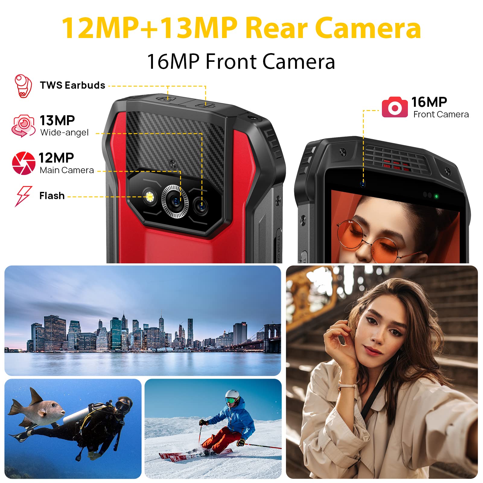 Foto 5 | Smartphone Ulefone Armor 15 Android 12 Desbloqueado 11gb+128gb - Venta Internacional.