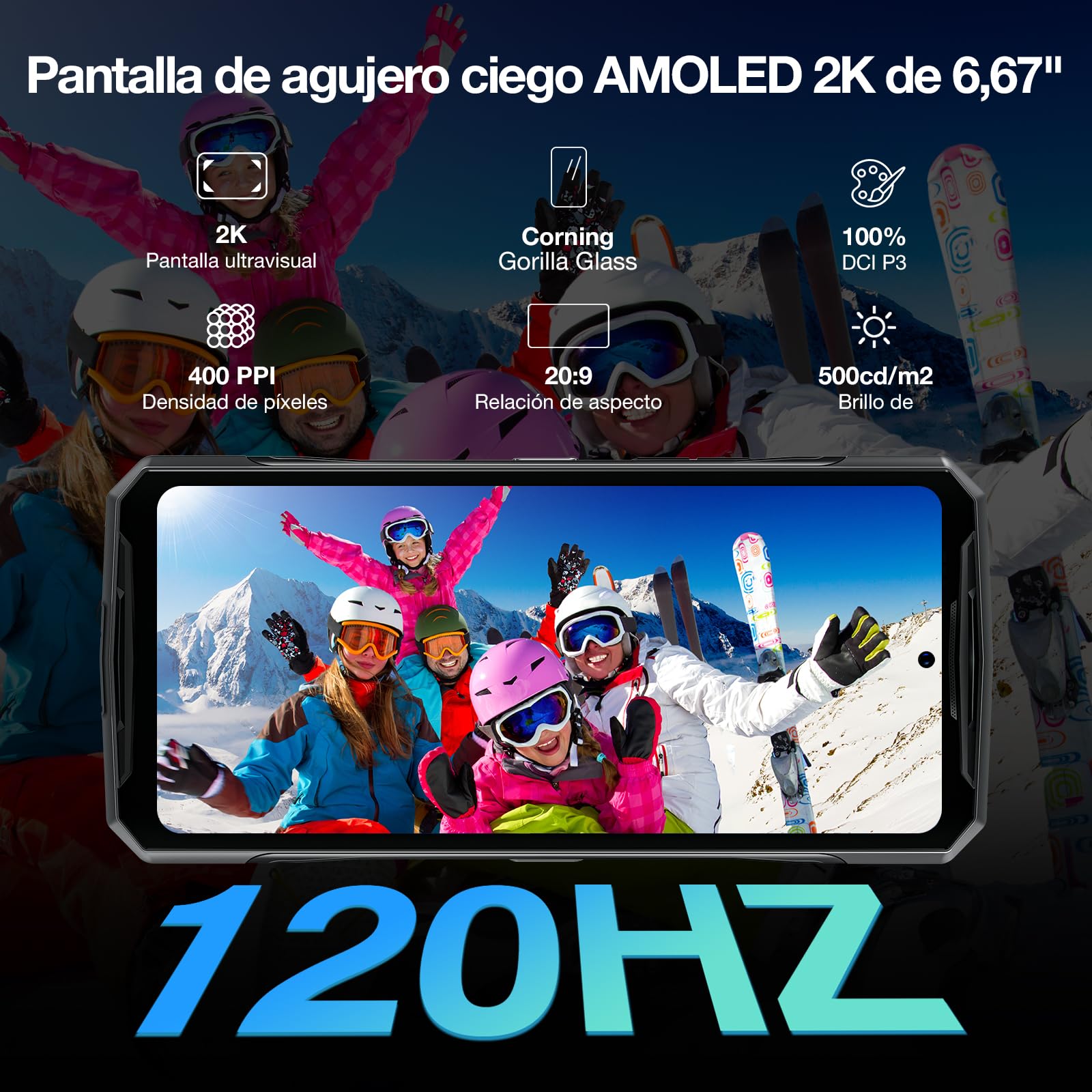 Foto 3 pulgar | Celular Robusto Doogee Dk10 5g 32 gb + 512 gb 6.67'' - Venta Internacional