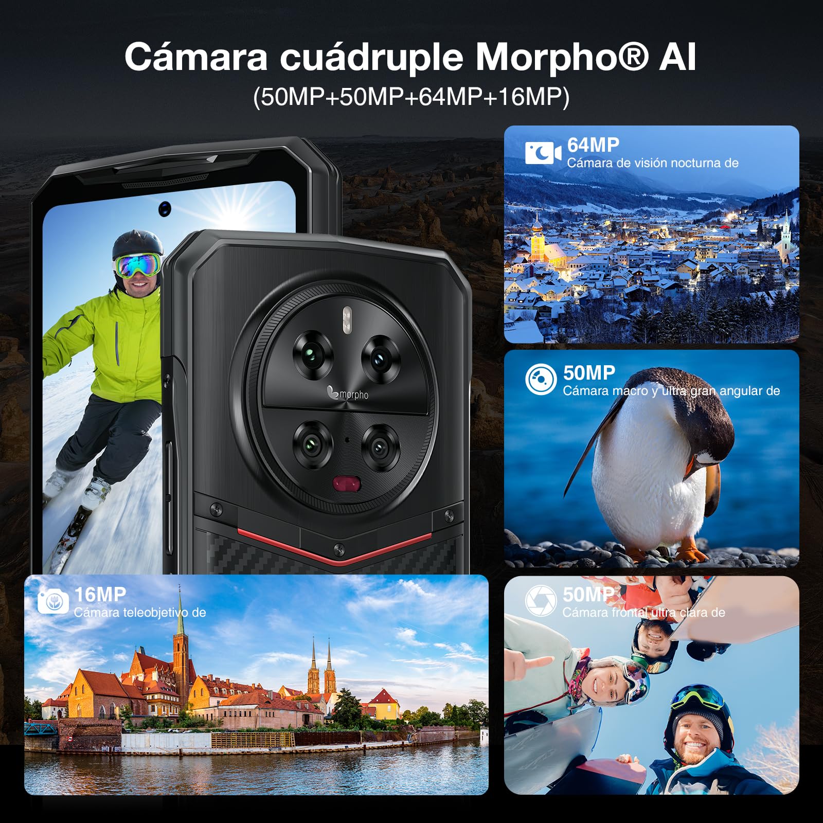 Foto 5 pulgar | Celular Robusto Doogee Dk10 5g 32 gb + 512 gb 6.67'' - Venta Internacional