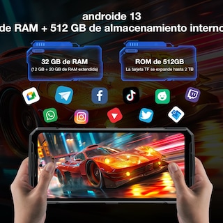 Foto 6 | Celular Robusto Doogee Dk10 5g 32 gb + 512 gb 6.67'' - Venta Internacional