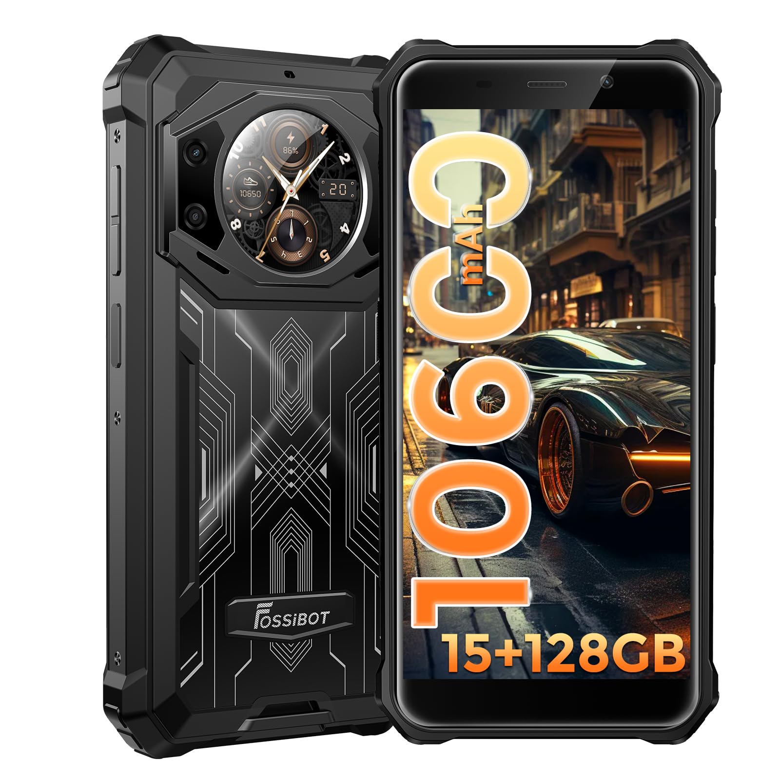 Foto 2 pulgar | Smartphone Robusto Fossibot F101 Pro Desbloqueado De 15+128 Gb 10600 Mah - Venta Internacional.