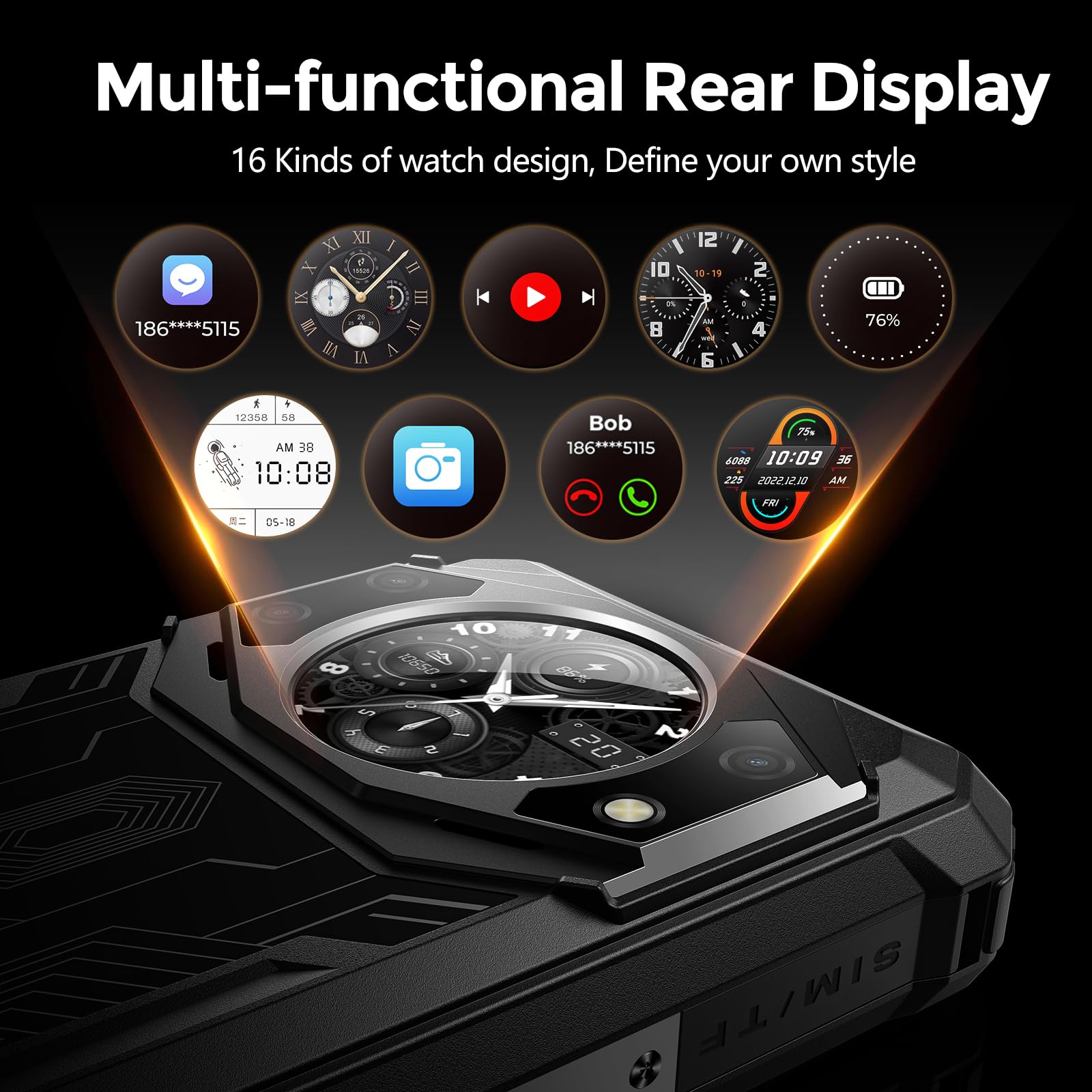 Foto 2 | Smartphone Robusto Fossibot F101 Pro Desbloqueado De 15+128 Gb 10600 Mah - Venta Internacional.