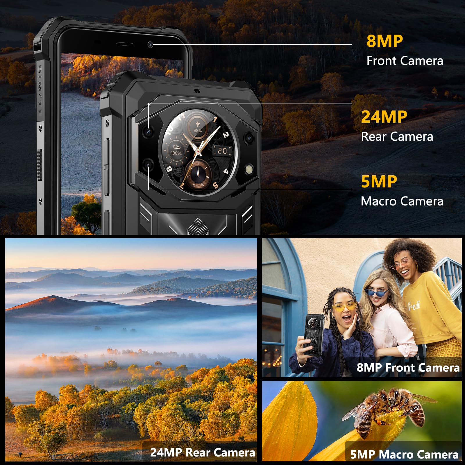 Foto 7 pulgar | Smartphone Robusto Fossibot F101 Pro Desbloqueado De 15+128 Gb 10600 Mah - Venta Internacional.