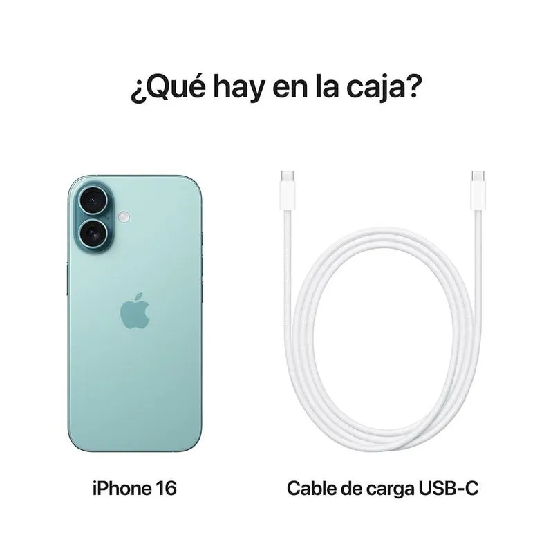 Foto 7 pulgar | Apple Iphone 16 256 Gb Verde Azulado Desbloqueado
