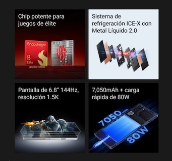 Foto 6 | Smartphone Redmagic 10spro 5G 16 Gb De Ram 512 Gb De Rom 6,85 Pulgadas