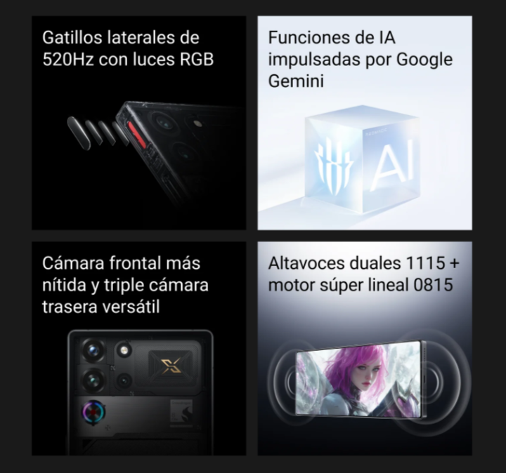 Foto 8 pulgar | Smartphone Redmagic 10spro 5G 16 Gb De Ram 512 Gb De Rom 6,85 Pulgadas