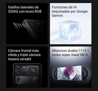 Foto 7 | Smartphone Redmagic 10spro 5G 16 Gb De Ram 512 Gb De Rom 6,85 Pulgadas