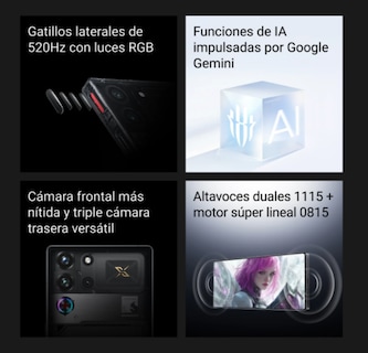 Foto 7 | Smartphone Redmagic 10spro 5g 12 Gb De Ram 256 Gb De Rom Nightfall