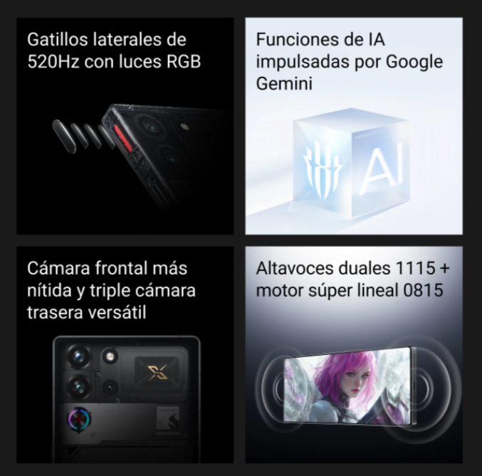 Foto 7 | Smartphone Redmagic 10s Pro 5G 24 Gb De Ram 1 Tb De Rom 6,85 Pulgadas