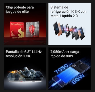 Foto 6 | Smartphone Redmagic 10 S Pro 16 Gb De Ram 512 Gb De Rom 6.85 Pulgadas 5G