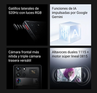 Foto 7 | Smartphone Redmagic 10 S Pro 16 Gb De Ram 512 Gb De Rom 6.85 Pulgadas 5G