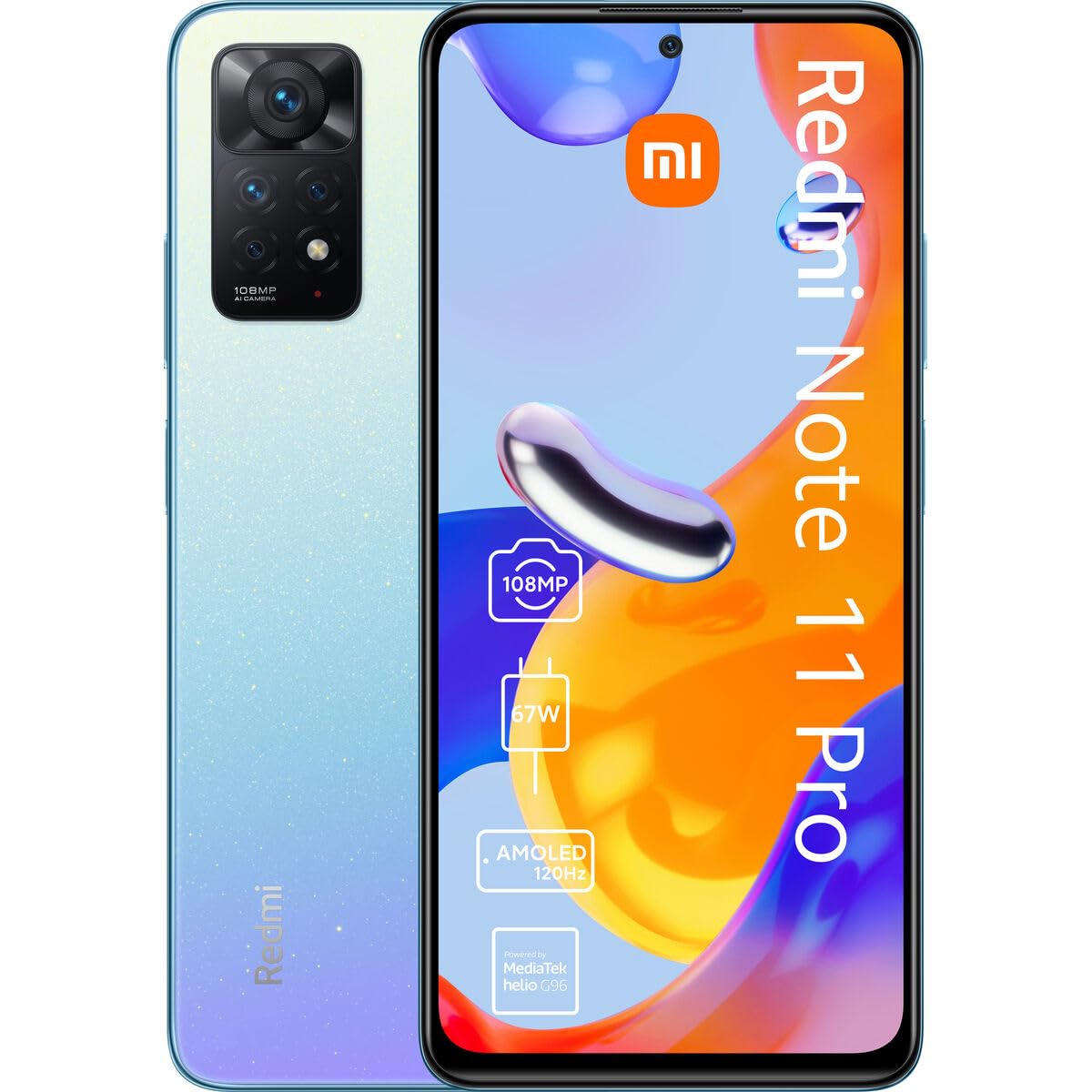 Celula Xiaomi Redmi Note 11 Pro 128 GB Azul $3,722