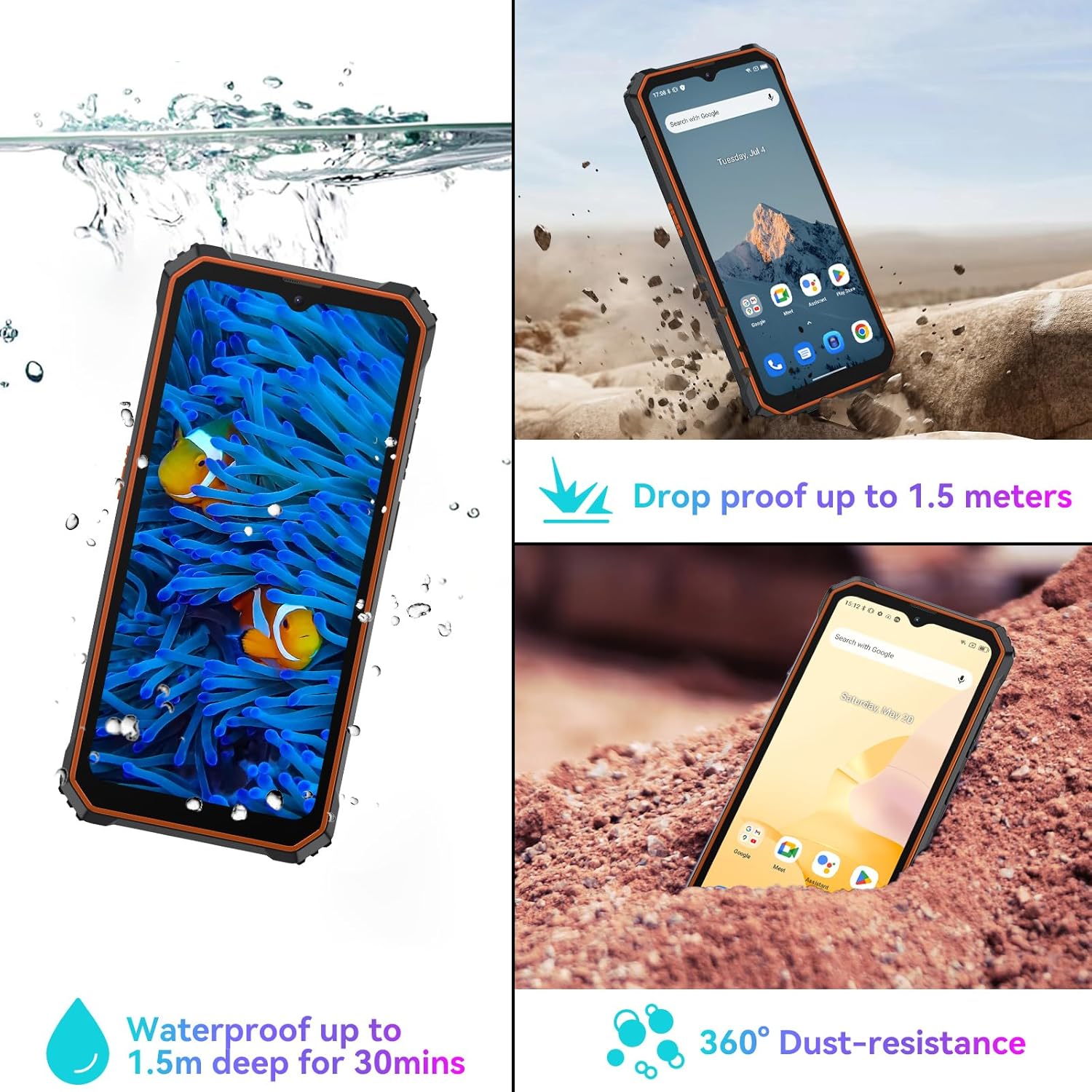 Foto 3 pulgar | Smartphone Blackview Bv6200 Pro 12 Gb de Ram 128 Gb Rom- Venta Internacional