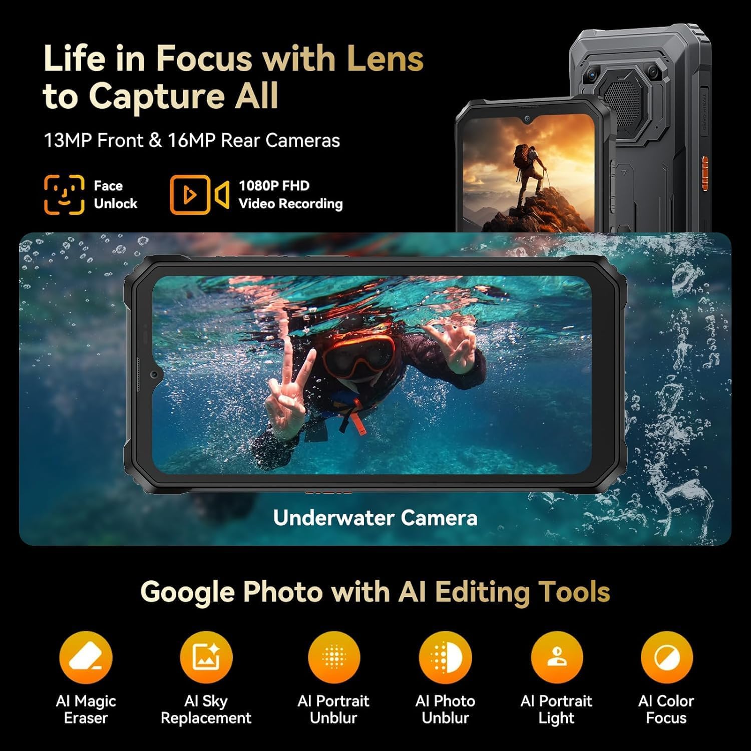Foto 6 pulgar | Smartphone Blackview Bv6200 Plus 24 Gb Ram 256 Gb Rom - Venta Internacional